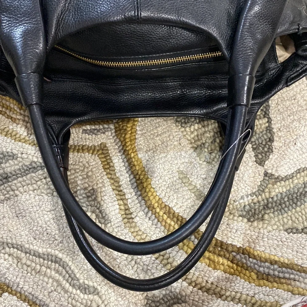 ♠️ Kate spade black leather large satchel bag gorgeous ♠️